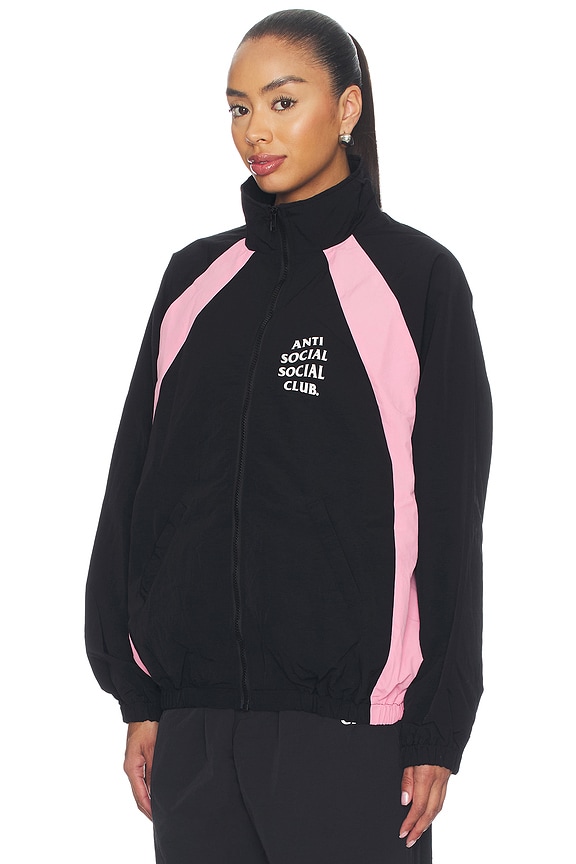 view 2 of 4 BLOUSON DE SURVÊTEMENT TRACK in Black & Pink