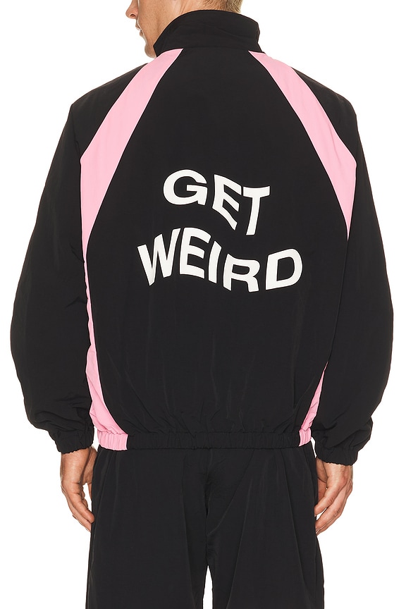 view 1 of 4 BLOUSON DE SURVÊTEMENT TRACK in Black & Pink