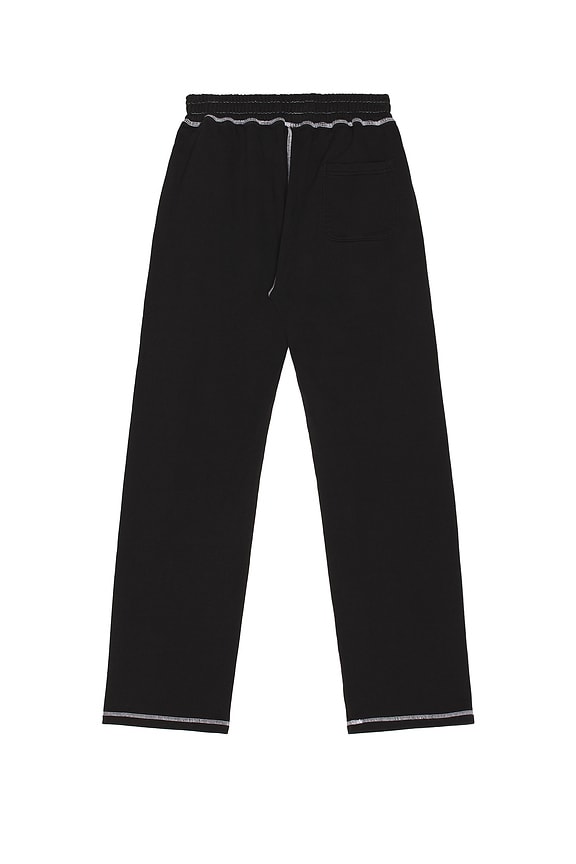 view 2 of 5 PANTALON SWEAT CONTRAST in Black