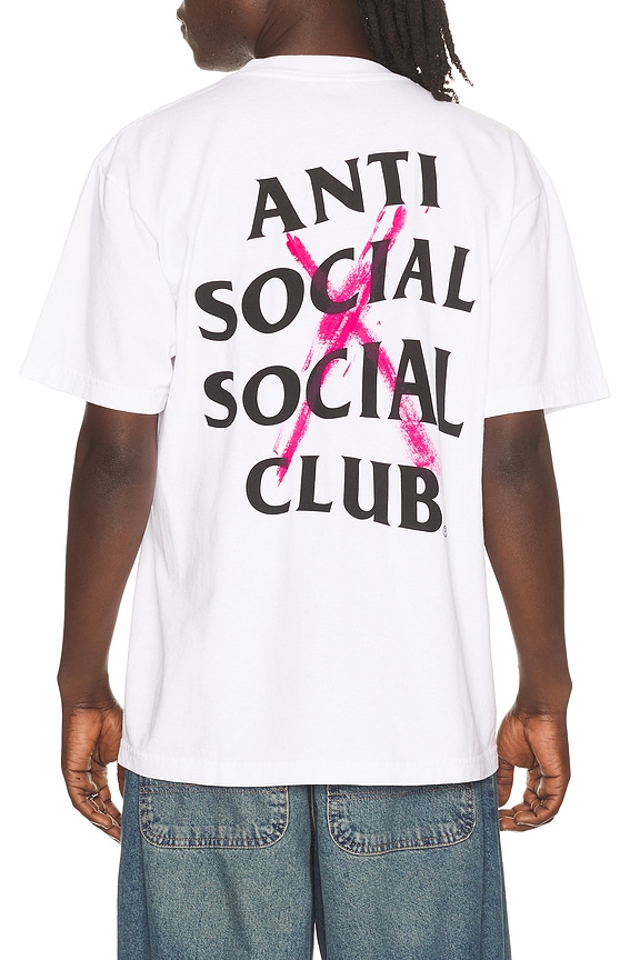 view 2 of 4 T-SHIRT ANTI SOCIAL SOCIAL CLUB in White