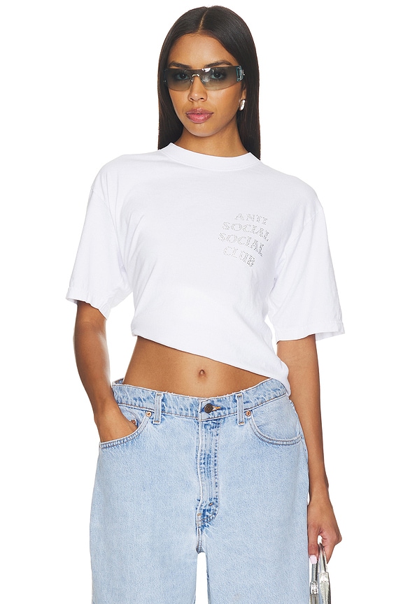 view 2 of 5 CAMISETA RHINESTONE in White