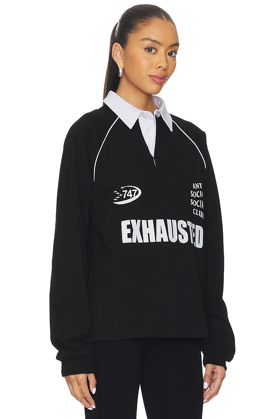 view 2 of 4 Rugby Polo in Black