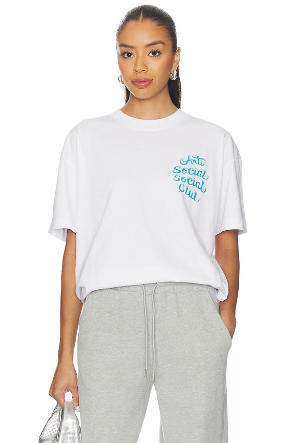 view 2 of 4 Airbrush Mind Games Tee in White