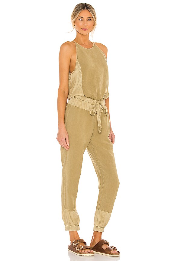 view 2 of 3 Diego Jumpsuit in Cactus Pigment Wash