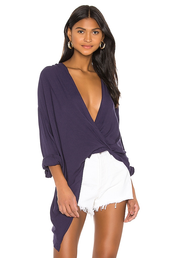 YFB CLOTHING Corinne Top in Eggplant | REVOLVE