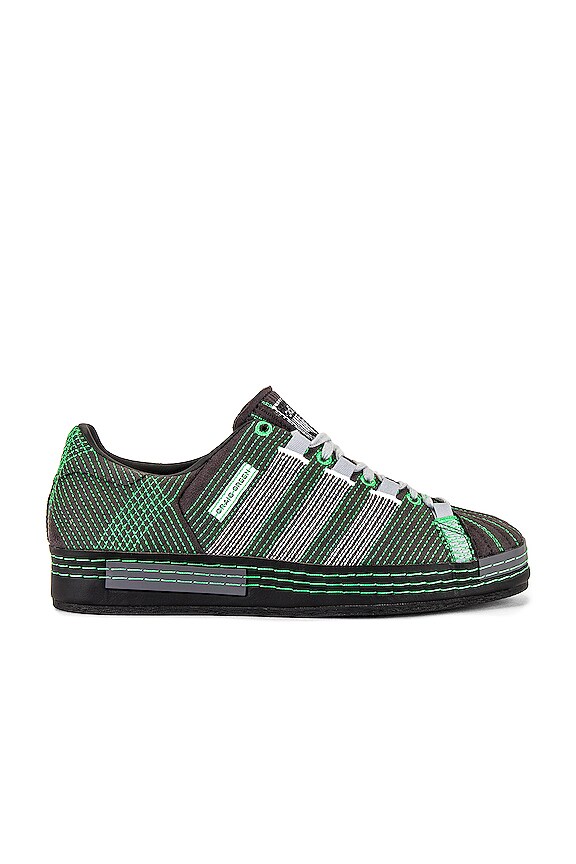 view 2 of 6 Superstar Sneaker in Black & Green
