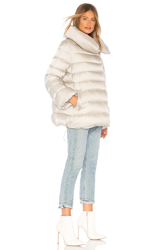 view 2 of 3 Down Short Cape Jacket in Pearl