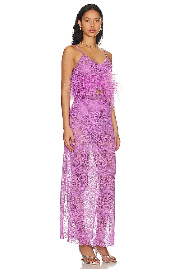 view 2 of 3 GUIPURE トップとスカートのセット in Violet