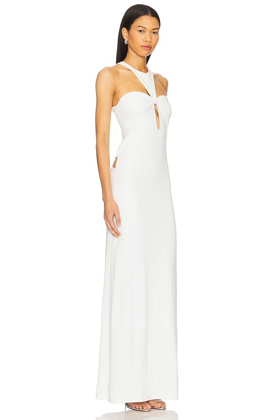 view 2 of 3 X Sabine Getty Open Back Maxi Dress in Off White