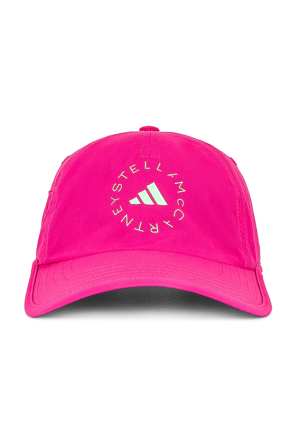 view 2 of 3 Cap in Real Magenta & Semi Flash Green