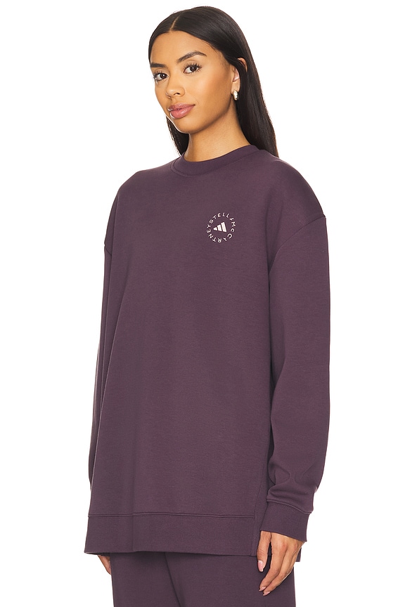 view 2 of 5 Loose Sweatshirt in Minred