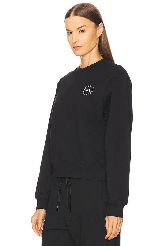 view 2 of 5 SUDADERA REGULAR in Black