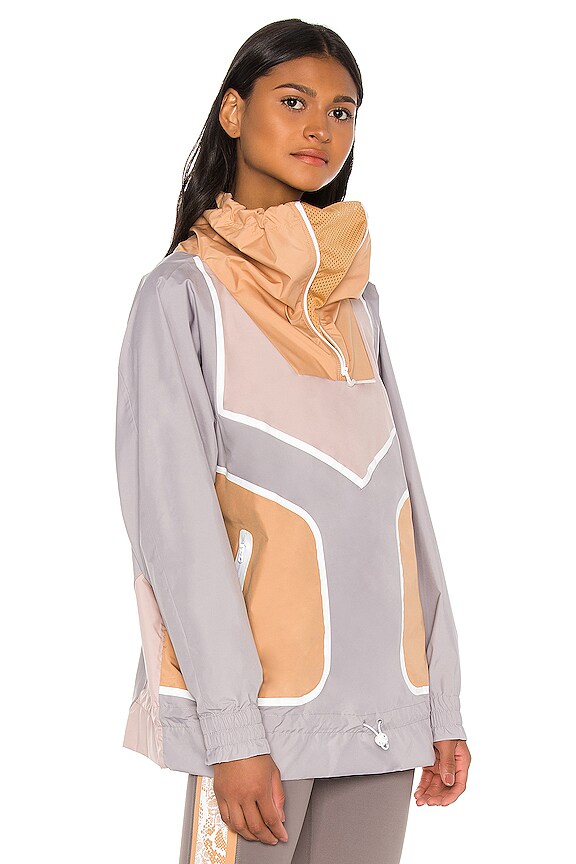 view 2 of 4 Track Jacket in Pearl Grey, Cardboard & Iced Pink