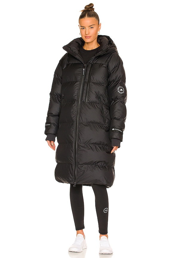 view 2 of 5 Long Puffer in Black