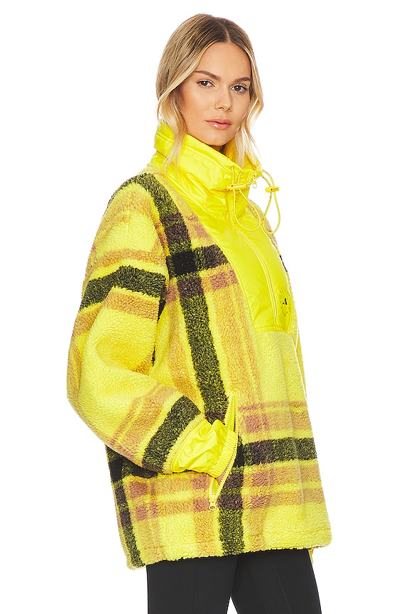 view 2 of 4 Fleece Jacquard Winter Jacket in Yellow, Camel & Black