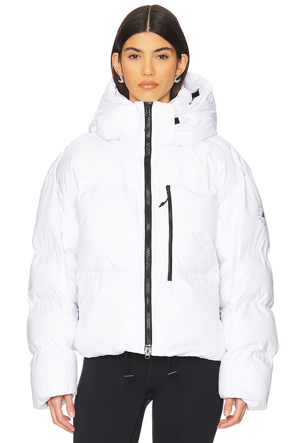 view 2 of 6 Short Puffer in White