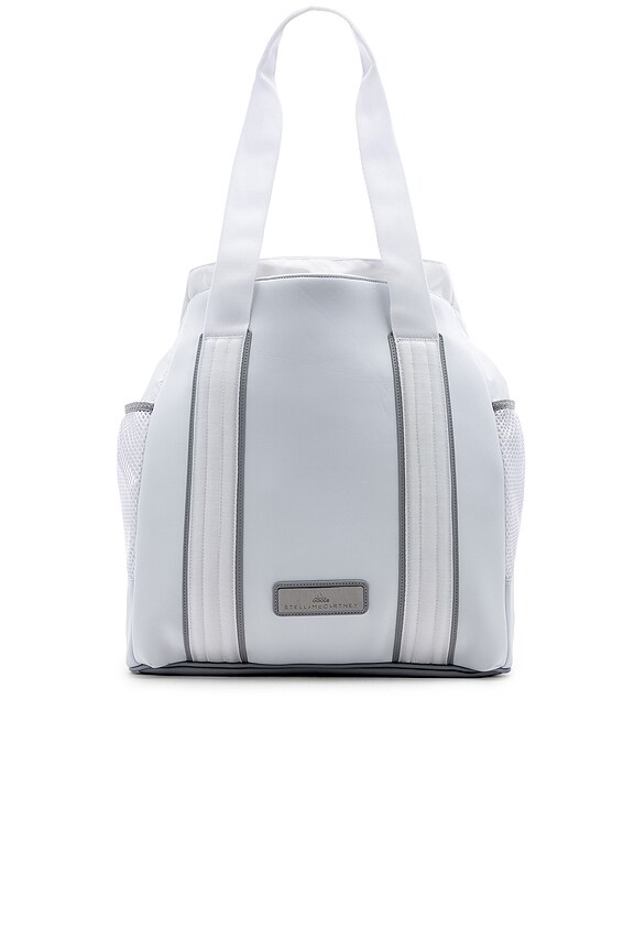 view 1 of 4 Tennis Bag in White, Mid Grey & Gunmetal