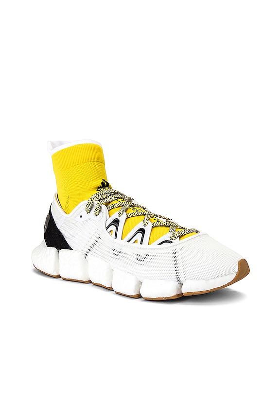 view 2 of 7 ASMC Climacool Vento Sneaker in White, Yellow & Black