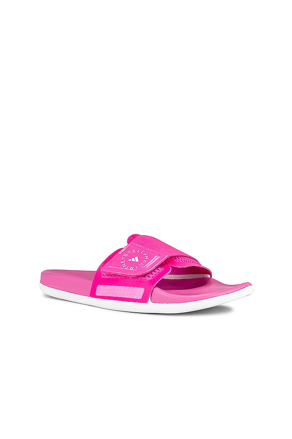 view 2 of 5 Slides in Screaming Pink & White