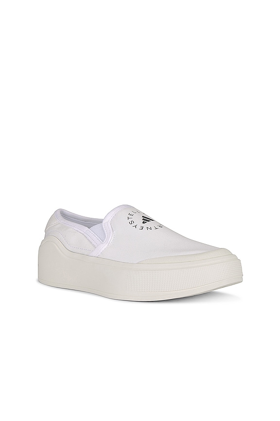 view 2 of 6 ZAPATILLA DEPORTIVA COURT COTTON SLIP ON in Ftwr White, Ftwr White, & Core Black