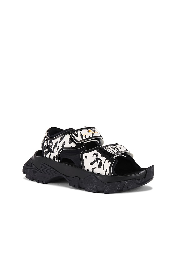 view 2 of 5 SANDALES in Flower White & Core Black