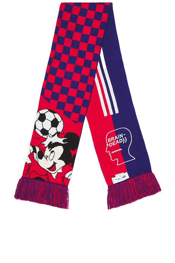 view 1 of 4 ÉCHARPE BD in Better Scarlet & Victory Blue