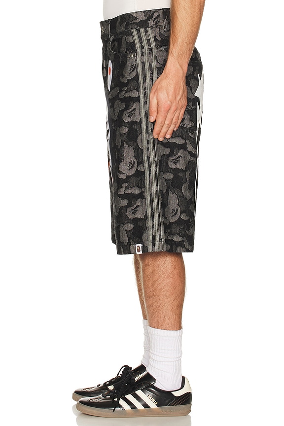 view 2 of 6 x Bape Shark Denim Jorts in Black