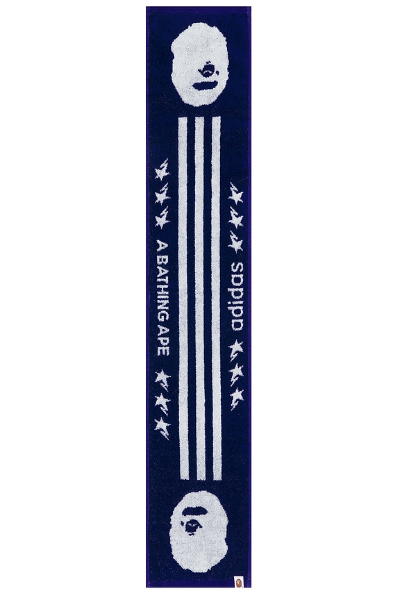 view 2 of 4 x Bape Football Scarf Inspired Towel in Blue