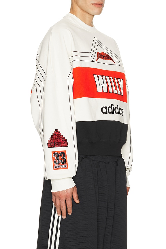 view 2 of 7 x Willy Chavarria NY Ball Sweatshirt in Off White