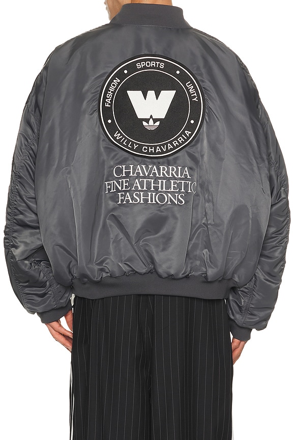 view 2 of 5 x Willy Chavarria Bomber Jacket in Black