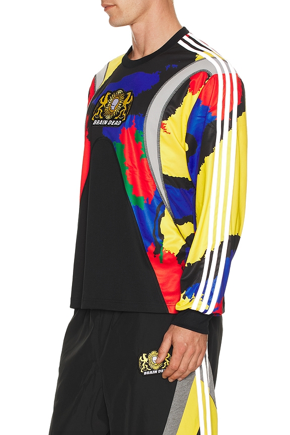 view 2 of 6 x Brain Dead Long Sleeve Jersey in Black