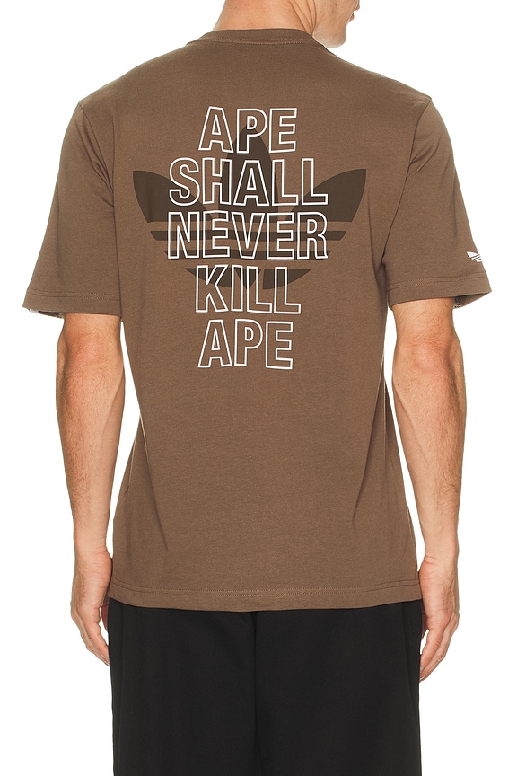 view 2 of 4 x Bape Tee in Earth Strata