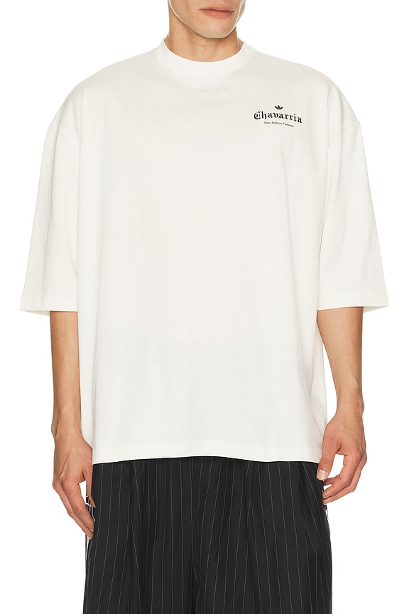 view 1 of 4 x Willy Chavarria Logo Tee in White