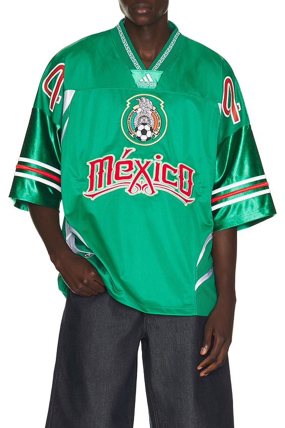 view 1 of 5 Mexico 4 World Cup Jersey in Bold Green