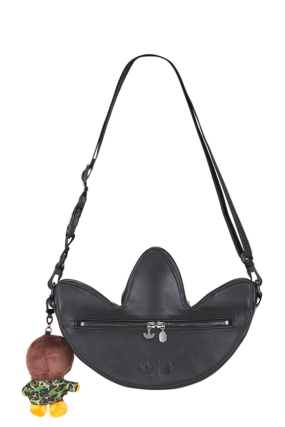 view 2 of 6 x Bape Trefoil Shoulder Bag in Black