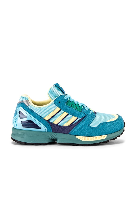 view 2 of 6 ZX 8000 in Light Aqua & Tactile Steel F17 & Sand