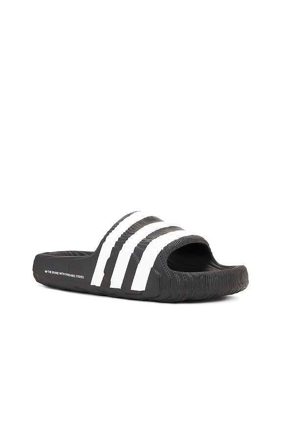 view 2 of 5 Adilette 22 Sandal in Core Black & White