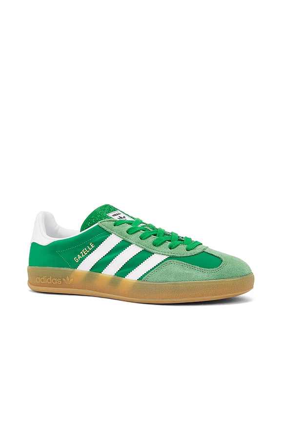 view 2 of 7 GAZELLE INDOOR 스니커즈 in Green, Ftwr White, & Hazy Green