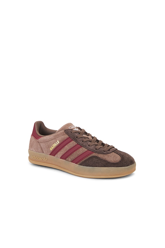 view 2 of 6 Gazelle Indoor Sneaker in Earstr, Shared, & Dark Brown