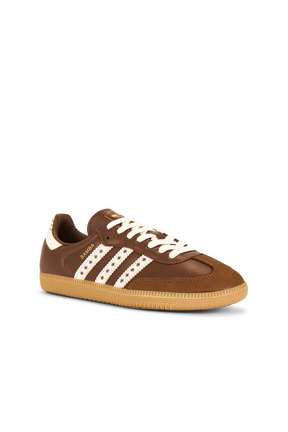 view 2 of 6 Samba Og Sneakers in White, Brown, & Cream White