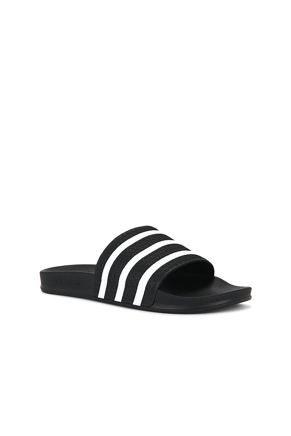 view 2 of 5 ZAPATILLA DEPORTIVA ADILETTE in Core Black & White