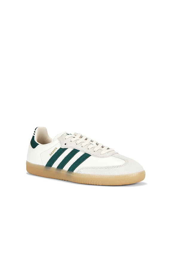 view 2 of 6 ZAPATILLA DEPORTIVA SAMBA in Cloud White, Collegiate Green, & Gum3