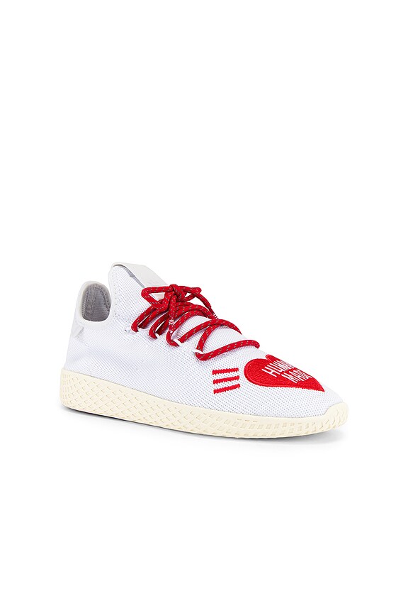 view 2 of 7 КРОССОВКИ TENNIS HU HUMAN MADE in White & Scarlet