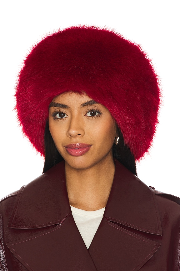 view 1 of 3 The Pill Box Hat in Goji Berry
