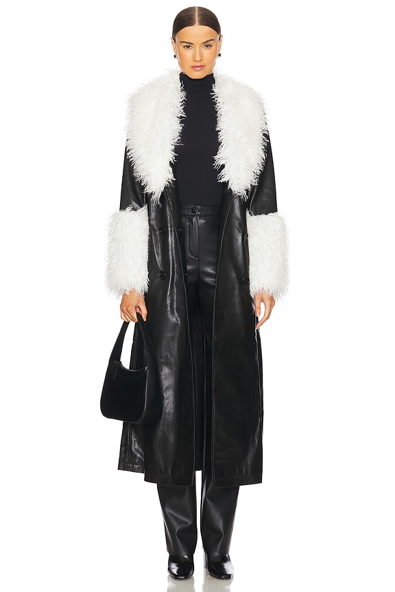 view 2 of 4 The Daisy Coat in Jet Black