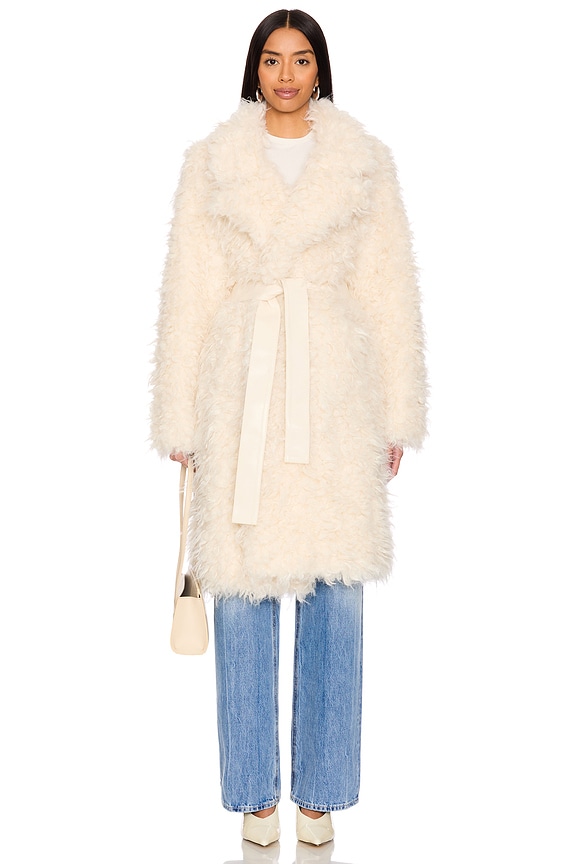view 2 of 4 The Rosalie Coat in Whisper White