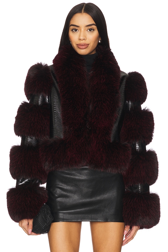 view 2 of 5 CHAQUETA ALESSIA in Ruby