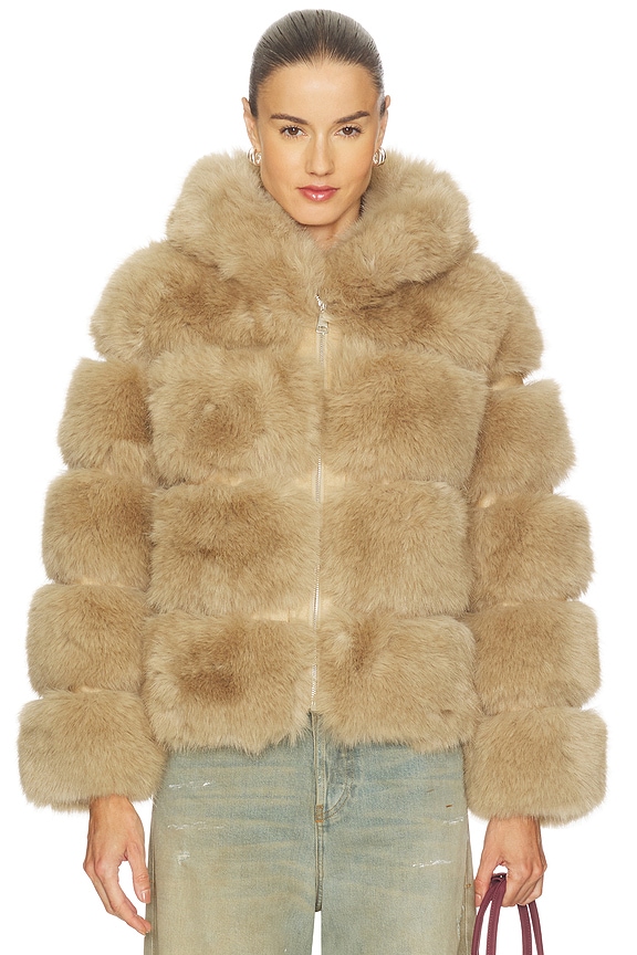 view 2 of 5 Landau Hoodie in Camel