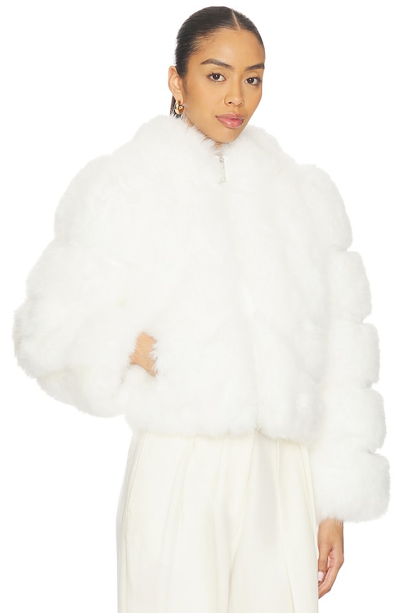 view 2 of 4 Icon Fur Jacket in Snow White