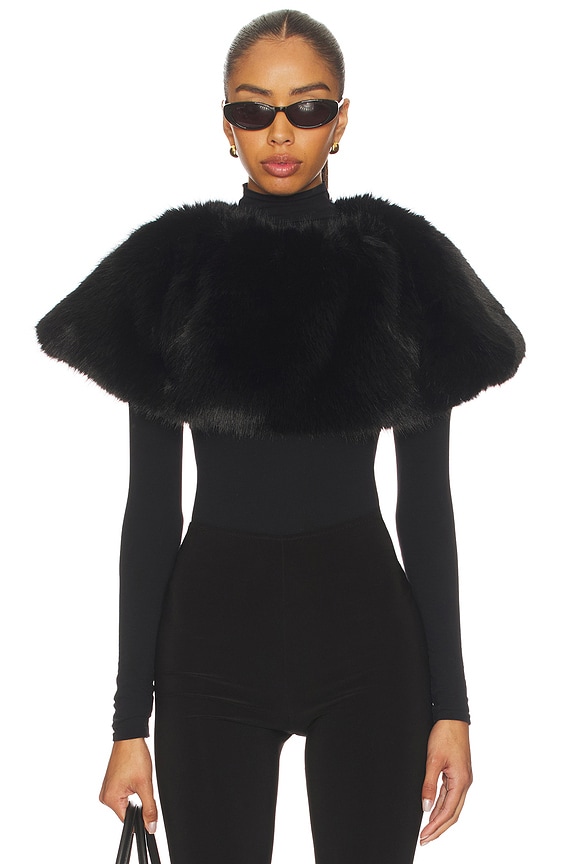 view 1 of 4 Luna Shawl in Jet Black